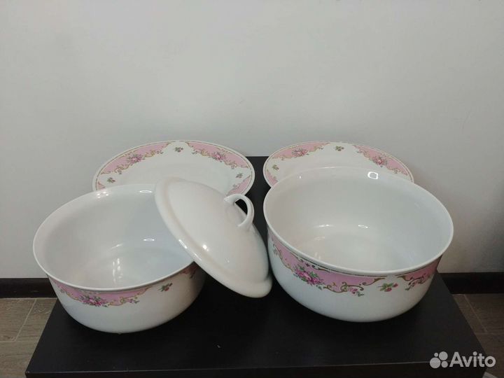 Набор столовой посуды и чайный сервиз Jlmenau гдр