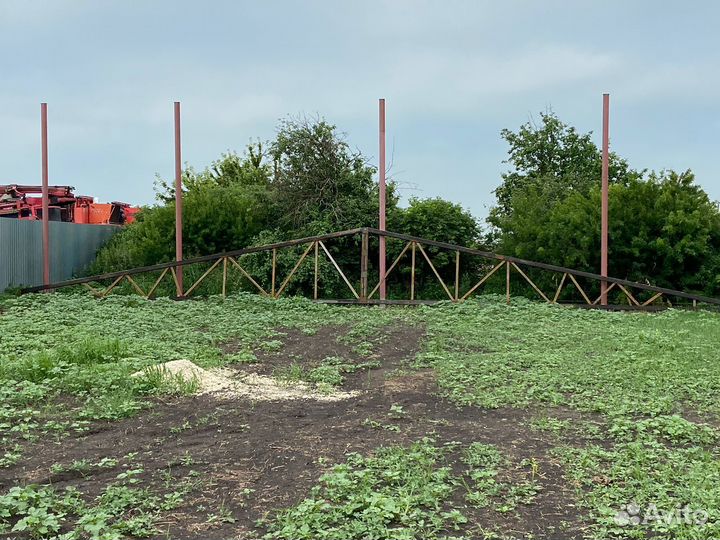 Фермы металлические для каркасного ангара