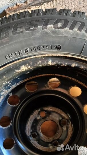 Зимняя шипованная резина на дисках r15