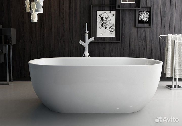 Ванна акриловая belbagno BB713-1700-800-matt