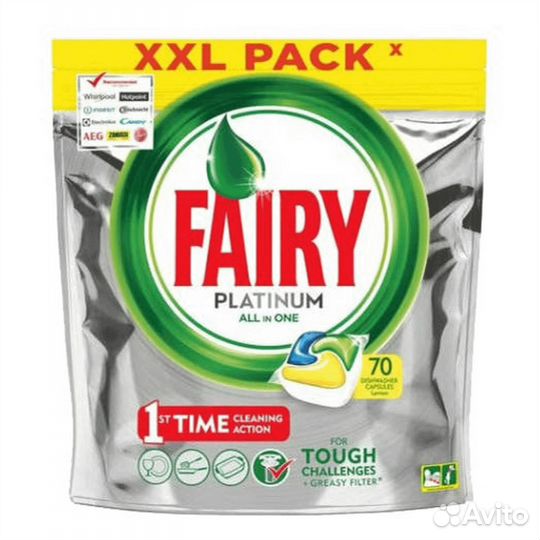 Капсулы для посудомоечных машин Fairy Platinum Plu