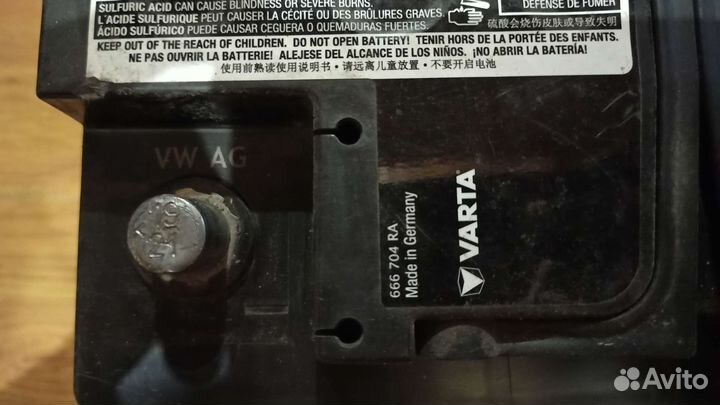 Аккумулятор Varta agm