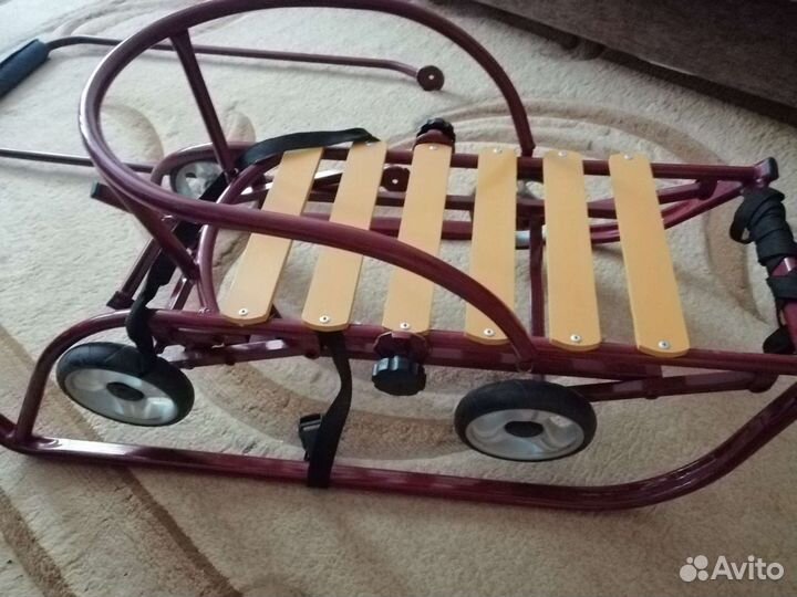 Санки+сиденье меховое