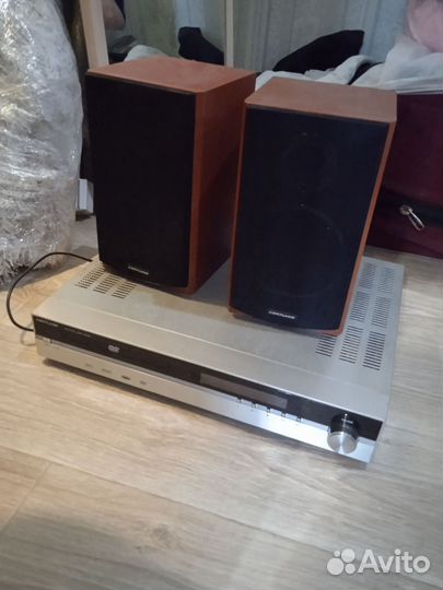 Колонки и двд-плеер от музыкального центра