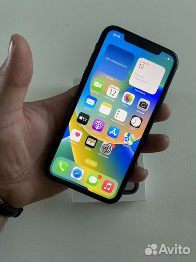 iPhone XR черный 128гб тонкая коробка