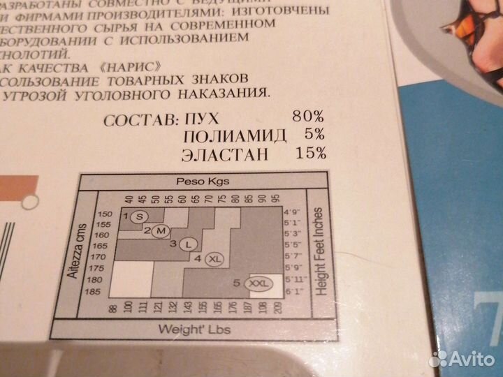 Женские колготки
