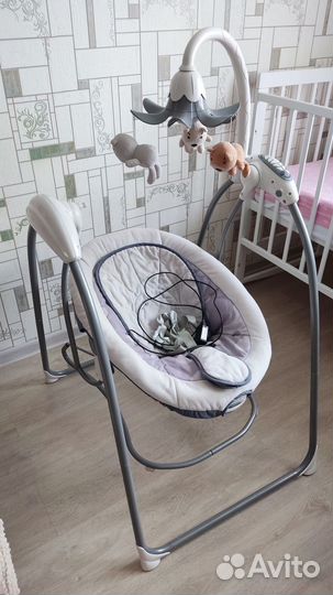 Электрокачели +гамак (2в1)