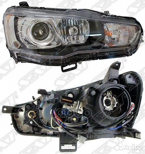 Фара mitsubishi lancer X 07-17 RH ксенон ST-214