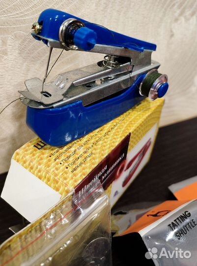 Челнок для фриволите pony и ручная швейная машинка