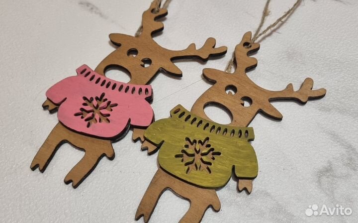 Новогодние украшения ручной работы