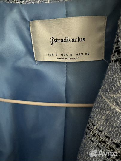 Твидовый пиджак Stradivarius