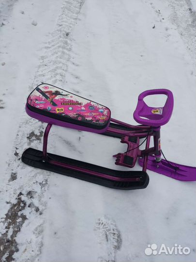 Детский снегокат бу