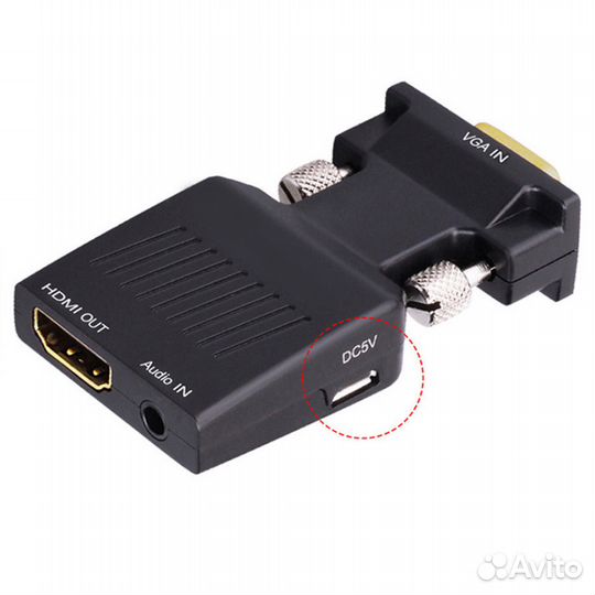 Переходник Конвертер VGA на hdmi