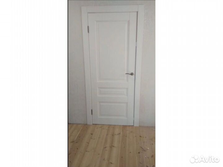 Двери межкомнатные белая с коробкой