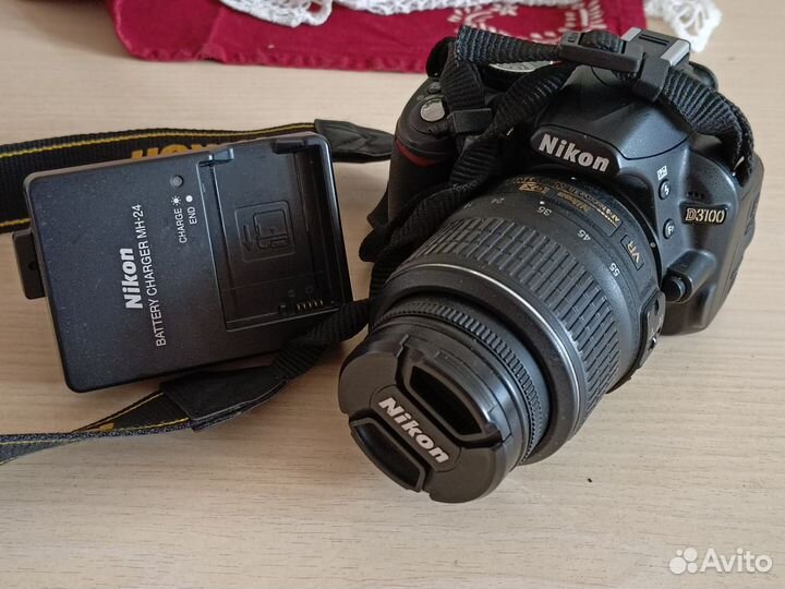 Зеркальный фотоаппарат nikon d3100 и объектив