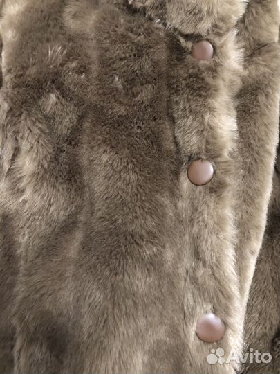 Полушубок зимний размер 46 свободный body flirt