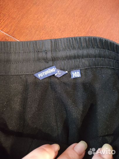 Утепленные брюки для мальчика 140