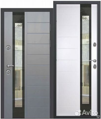 Уличная дверь c терморазрывом 12,5 см Люксор #1