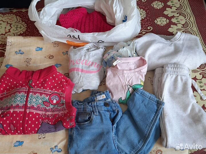 Детские вещи пакетом на девочку 104 - 110