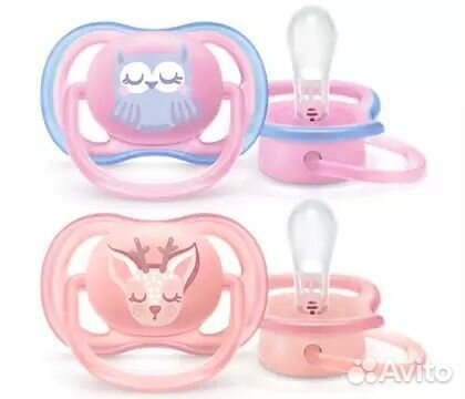 Соска пустышка(2шт) Philips Avent Ultra Air Girl