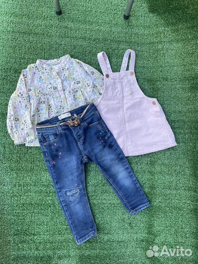 Комплект zara 80/86 на девочку