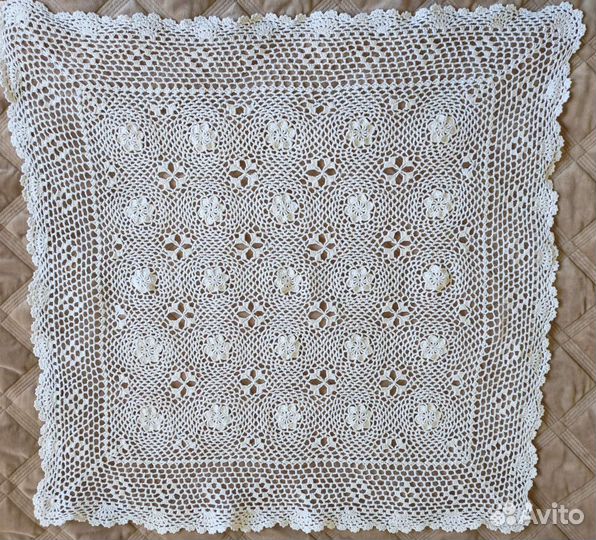 Скатерть кружево хлопок (винтаж,ссср)