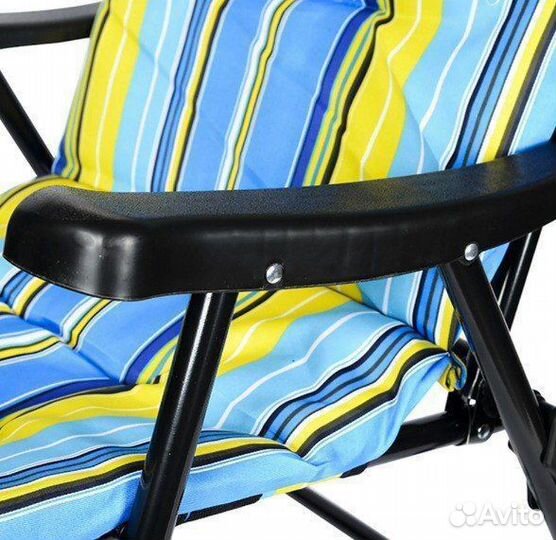 Компактное и легкое кресло-шезлонг