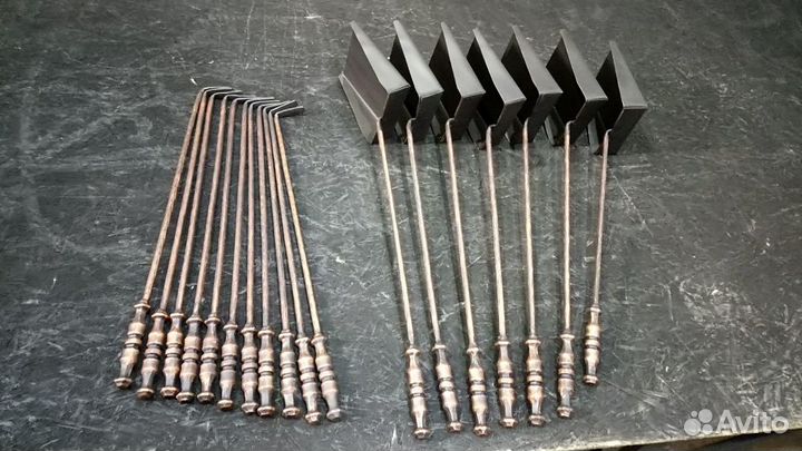 Кочерга, совочек, подставка под казан