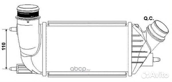 Радиатор интеркуллера 0030242