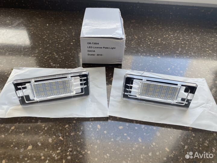 Подсветка номера renault duster