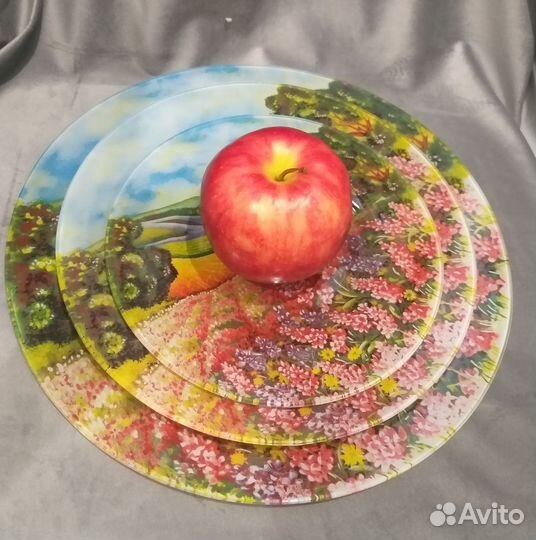 Набор из 3 тарелок новый