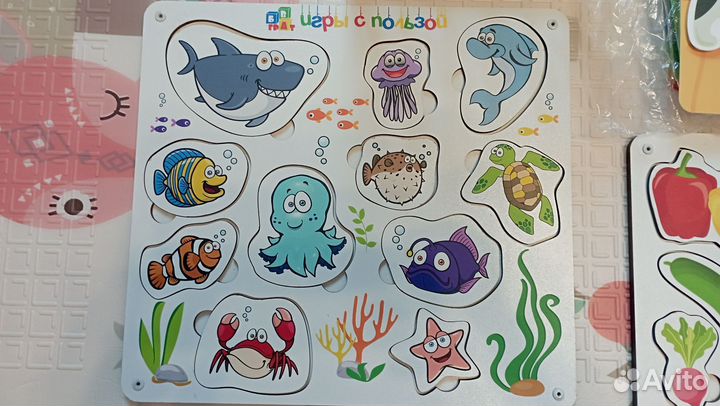 Развивающие игрушки для малышей пакетом