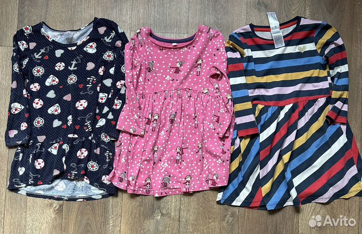 Платья для девочки пакет вещей 98 см 3 года