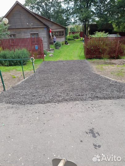 Заезд въезд на участок