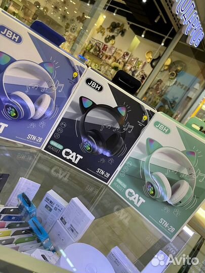 Наушники беспроводные с ушками