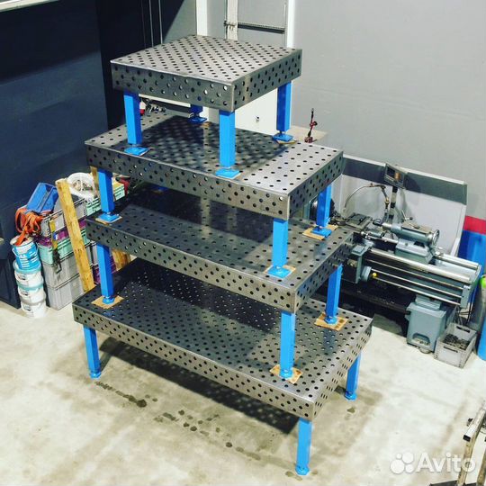 Сварочный 3D стол 1200х800х100 толщиной 10 мм