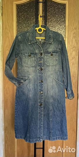 Продам джинсовый плащ на девочку