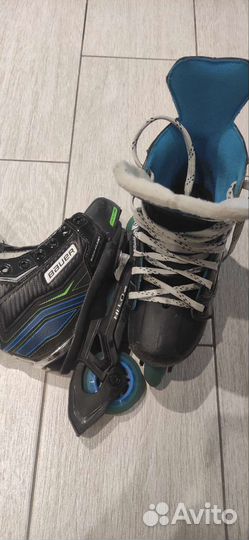 Хоккейные ролики bauer