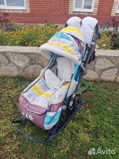 Коляска санки