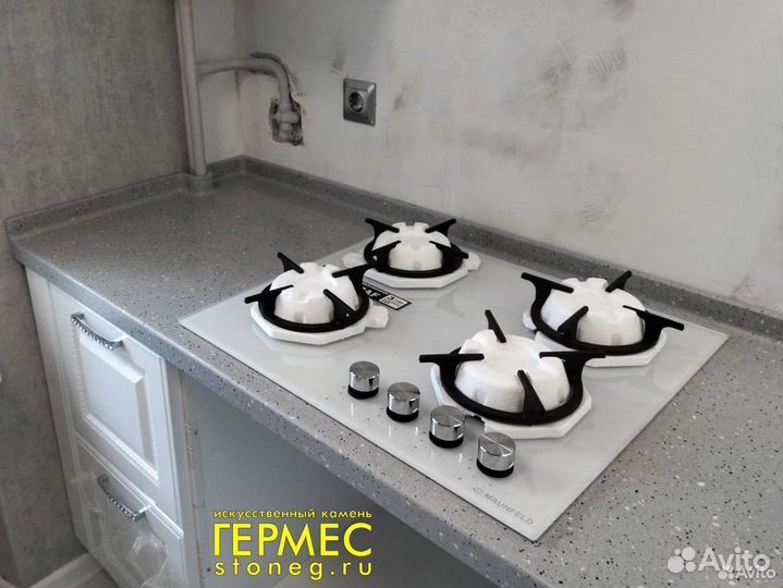 Столешница под раковину из камня м2