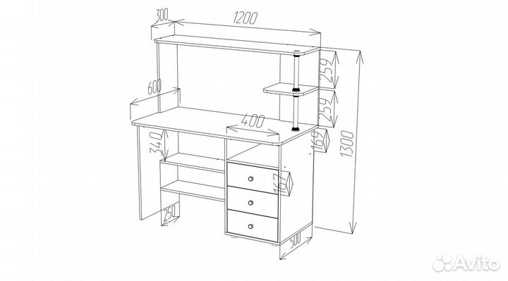 Компьютерный стол ск -6