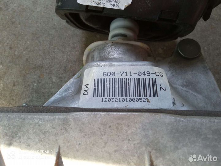 Кулиса МКПП Фольксваген поло седан