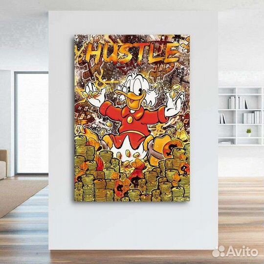 Картина маслом Скрудж Макдак. Большой выбор
