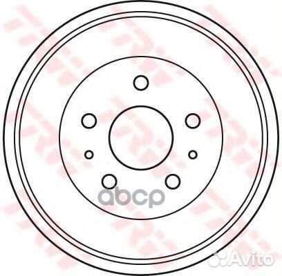 Барабан тормозной DB4392 TRW