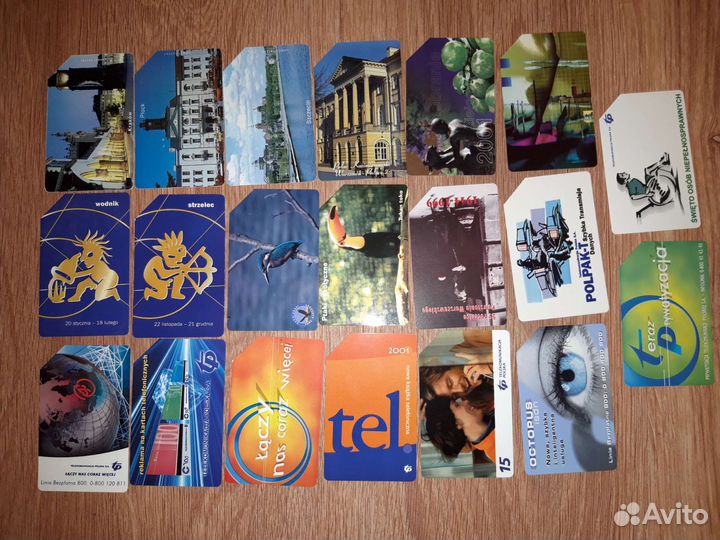 Набор карточек для телефонных аппаратов Польша