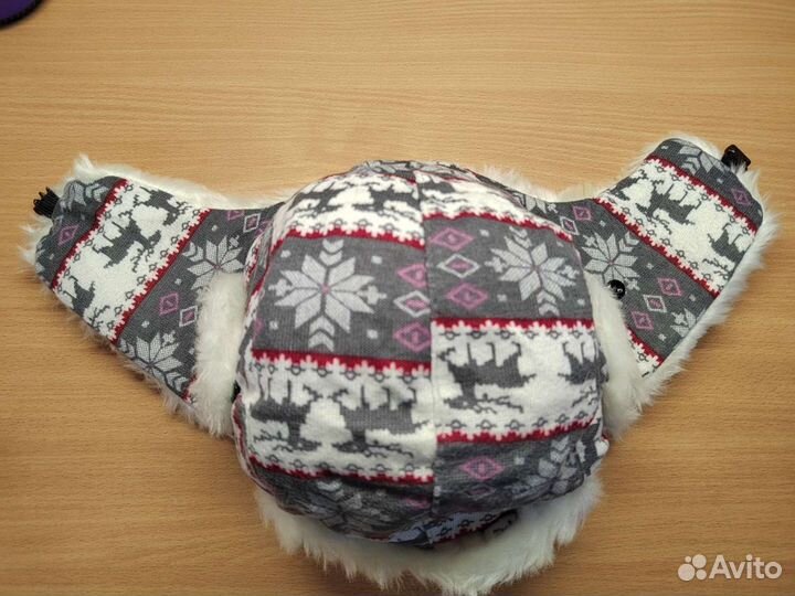 Шапка ушанка женская