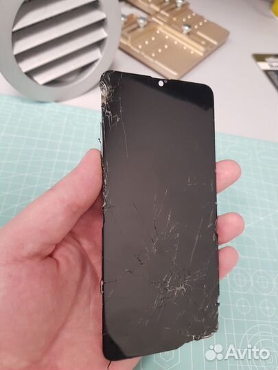 Замена/переклейка стекла дисплея samsung