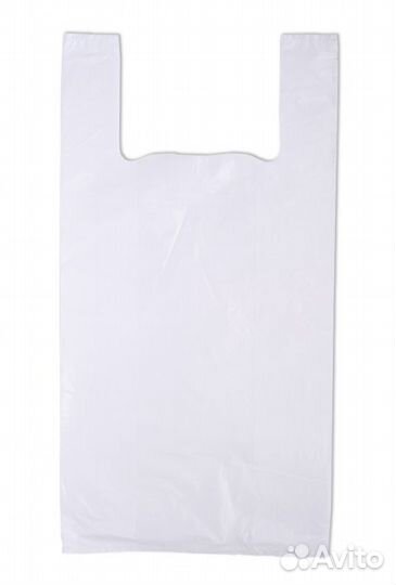 Пакеты майка пнд, с ручками белый или с рисунком