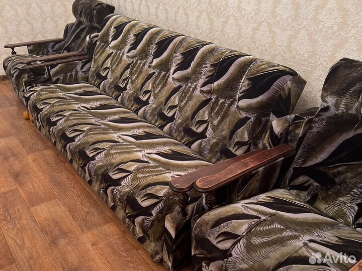 Диван и 2 кресла бу