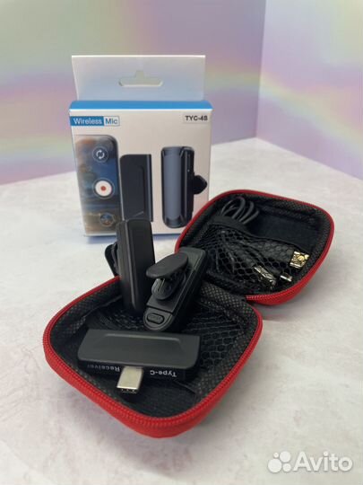 Беспроводной петличный микрофон Lightning 2 штуки